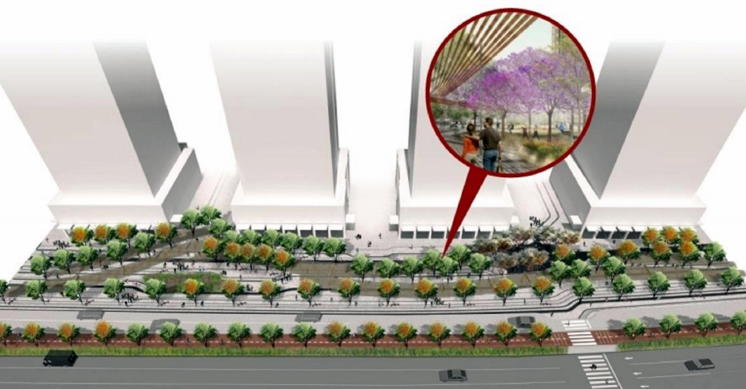 מגדלים בגובה של עד 25 קומות - 450 יחידות דיור