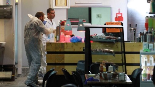 סבח ז''ל נרצח עשור לאחר הרצח בפיצוציית בון בון בבאר שבע. זירת הרצח בנתניה. צילום ארכיון מדא