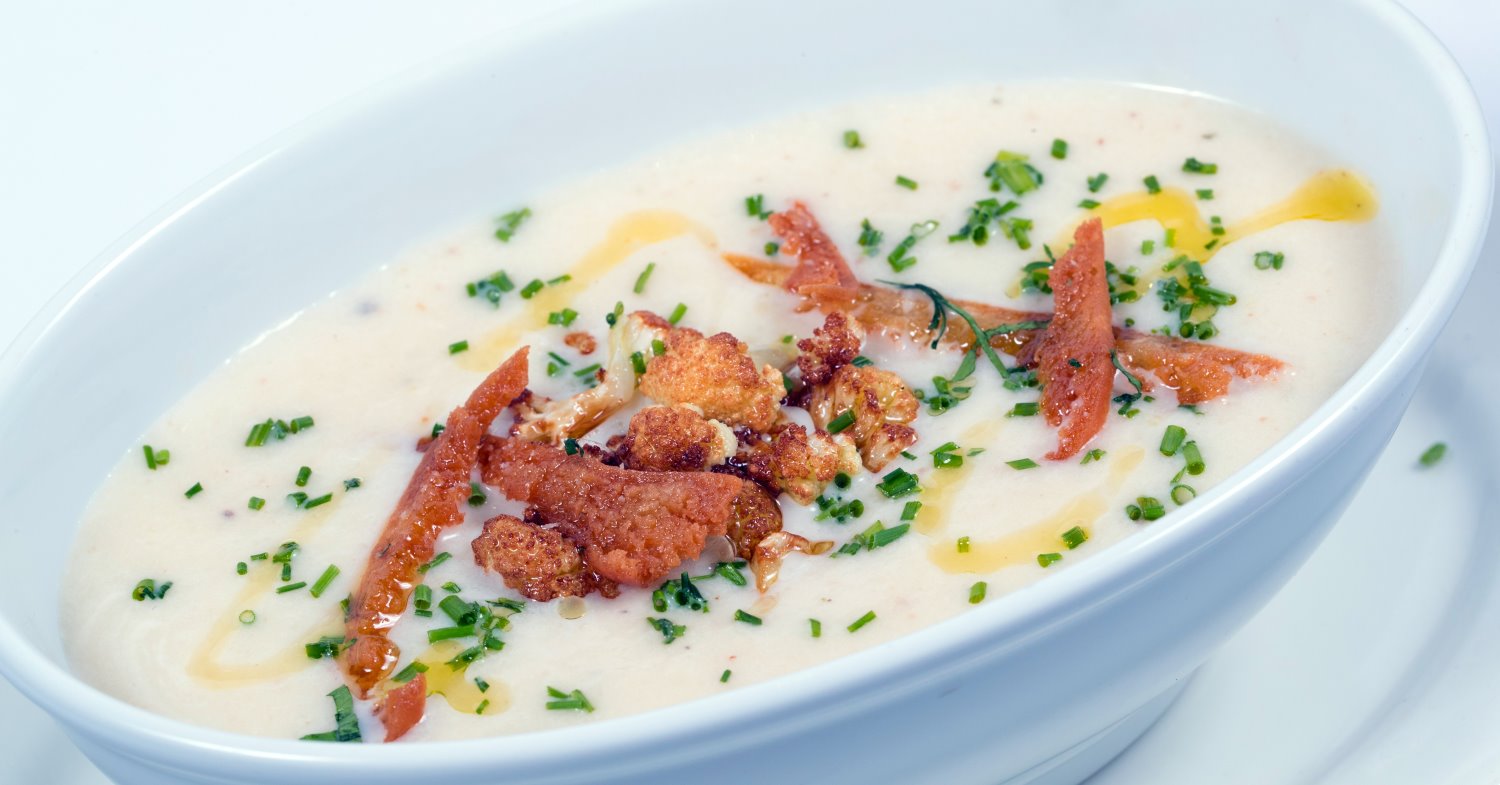 מרק כרובית במסעדת הספריה. צילום: יחצ