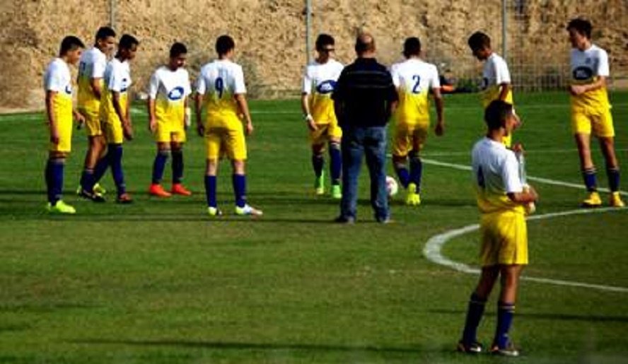 מכבי באר שבע נערים ב&#39; (צילום מסך)