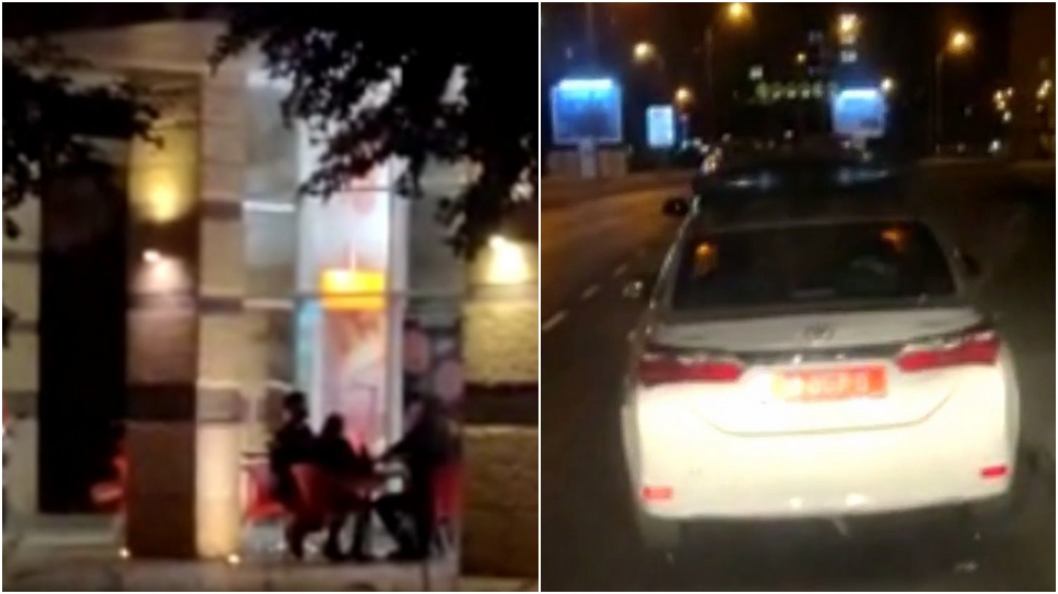 "על דבר כזה הייתי מקבל דו"ח". המשטרה: "רואים האירוע בחומרה". צילום מסך