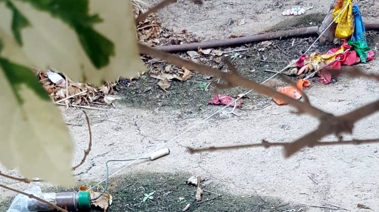 בלון תבערה בבאר שבע. צילום חדשות 0404