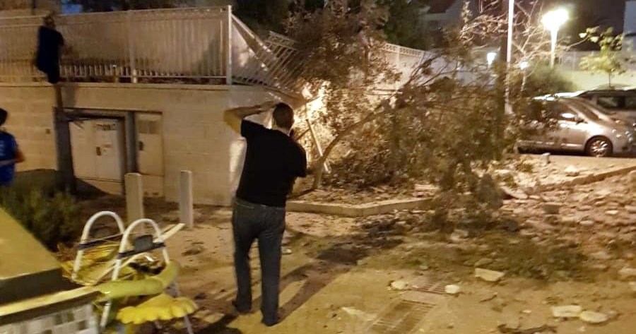 הזנק שנגרם לבית. צילום מסך