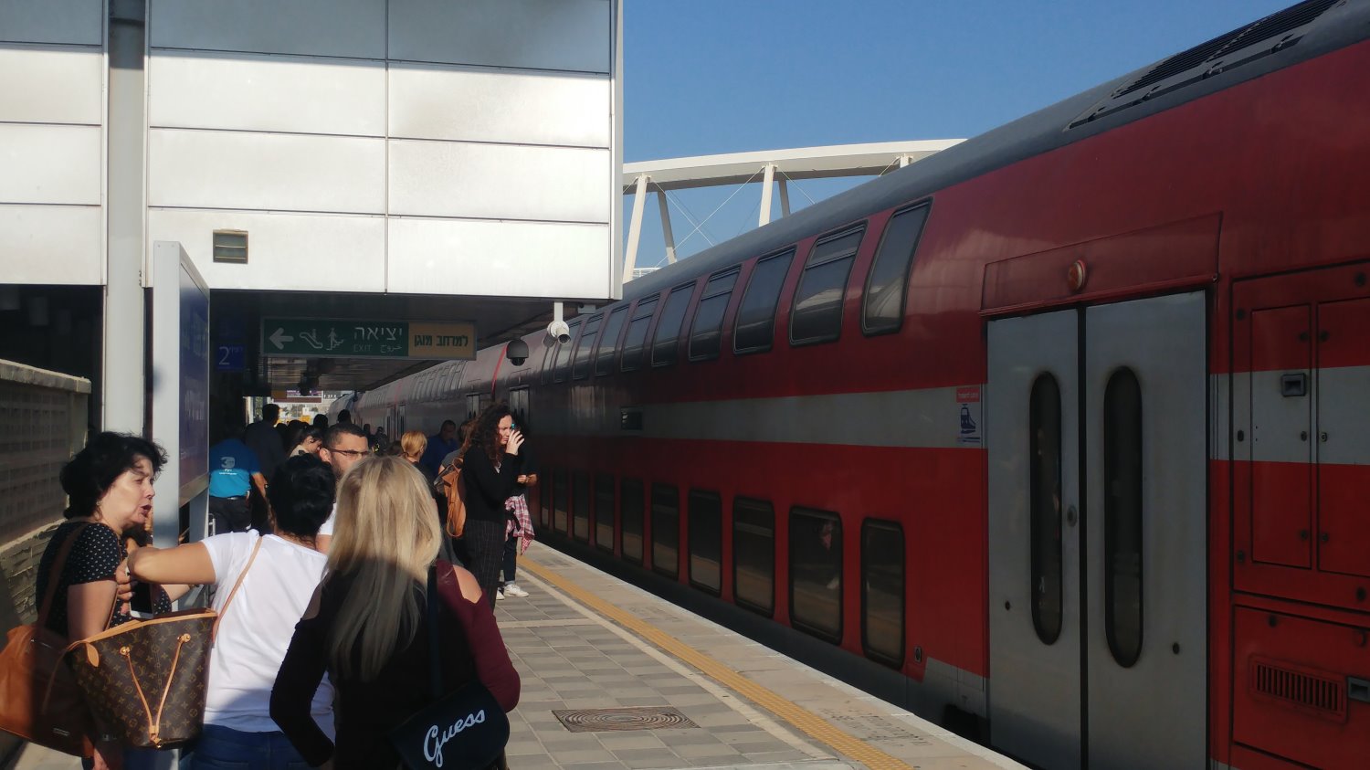 70 מיליון נוסעים ברכבת בשנה. צילום: שרון טל