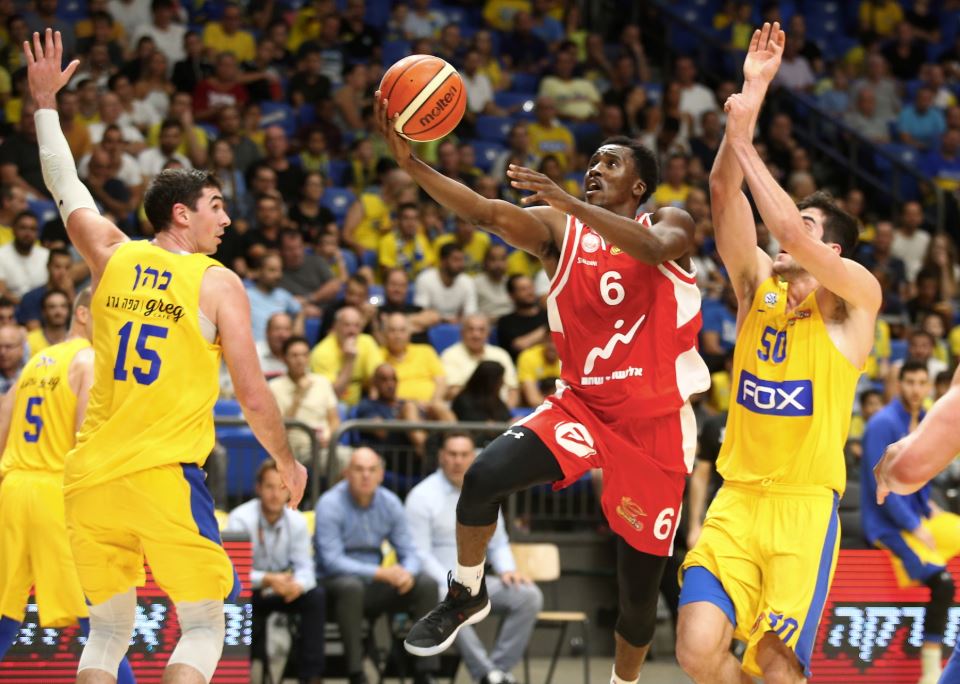 כריסטון הערב בהיכל. צילום: אלן שיבר, מנהלת ליגת העל בכדורסל