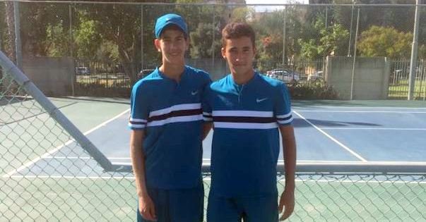 עדי דגן ואיתן מיכאלי. צילום  באדיבות מרכז הטניס בישראל