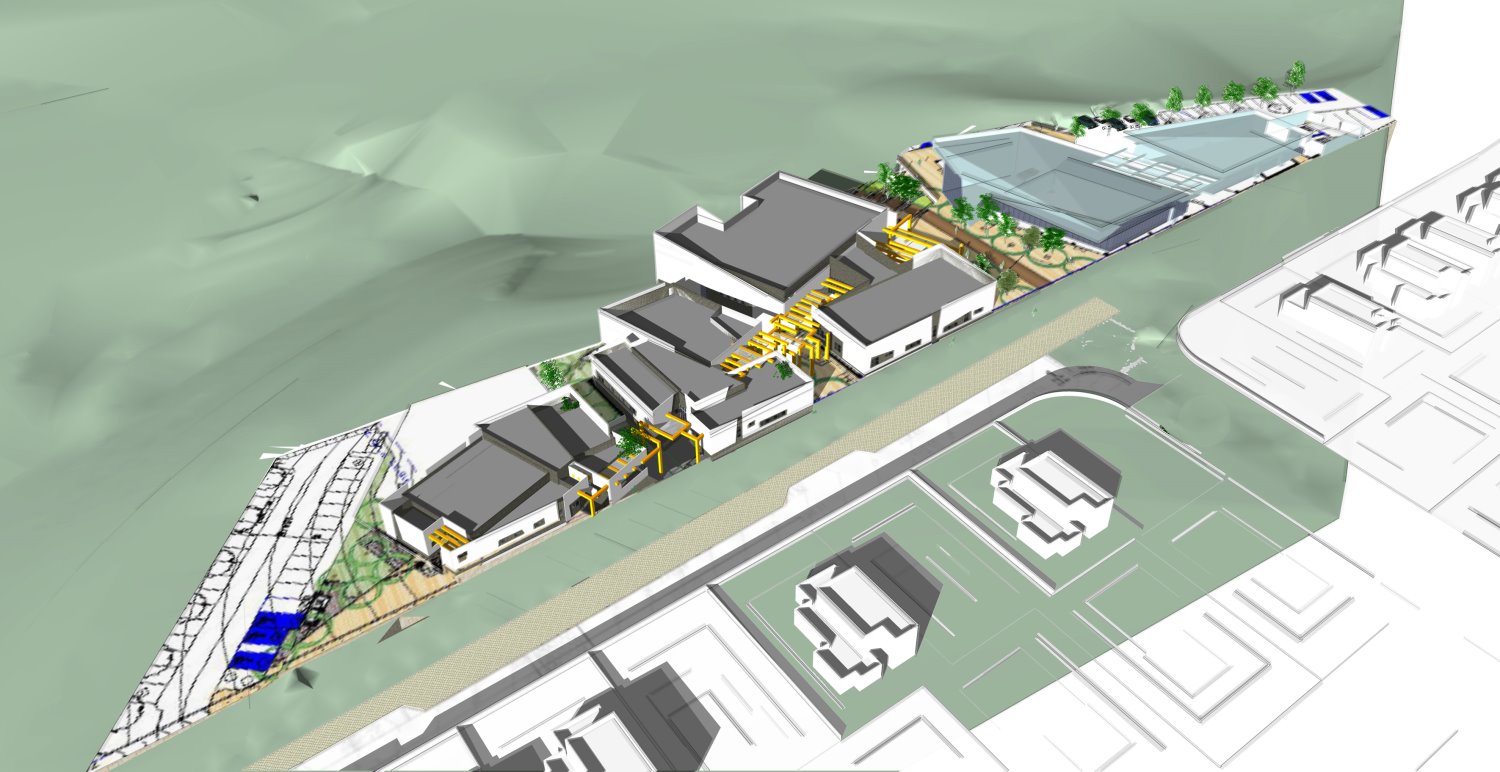 מרכז קהילתי בשכונת כלניות. צילום הדמיה מרש אדריכלים