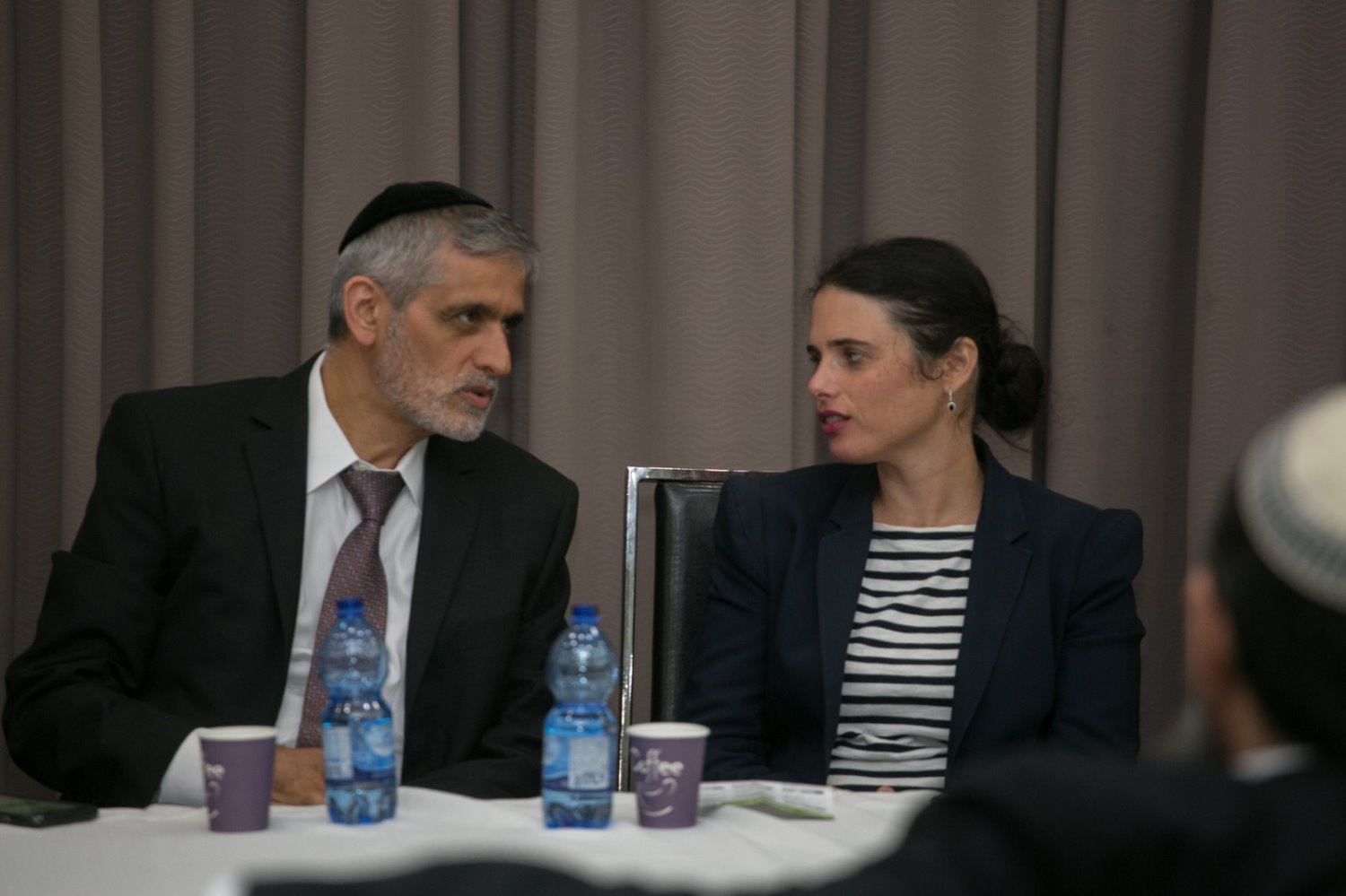 איילת שקד ואלי ישי. צילום באדיבות הסיעה