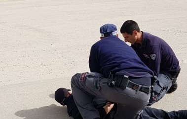 מעצר משטרתי. צילום ארכיון