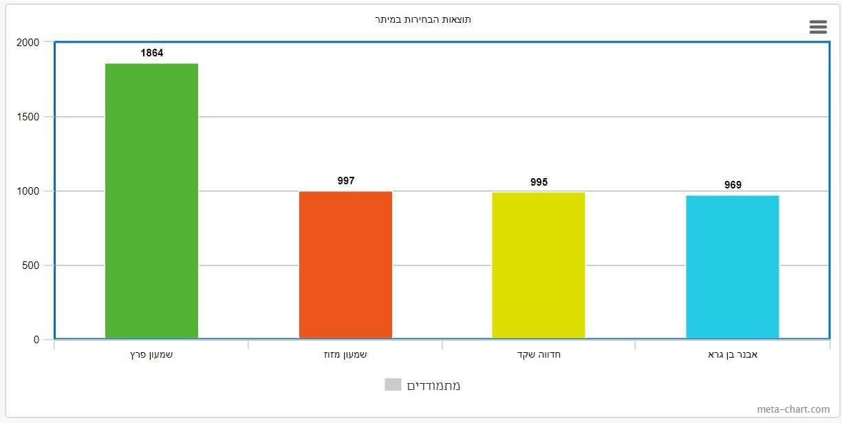 התפלגות הבוחרים במיתר