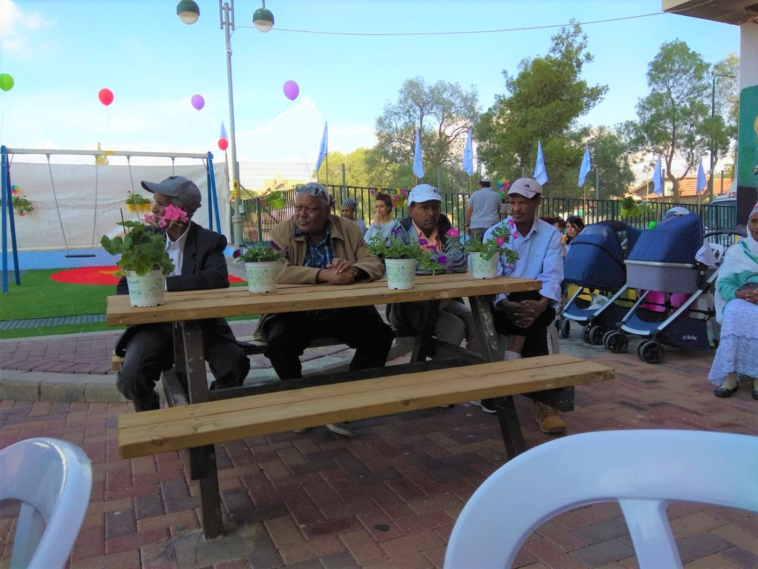 טקס חנוכת גינה חדשה. צילום באדיבות מערך הסברה קקל