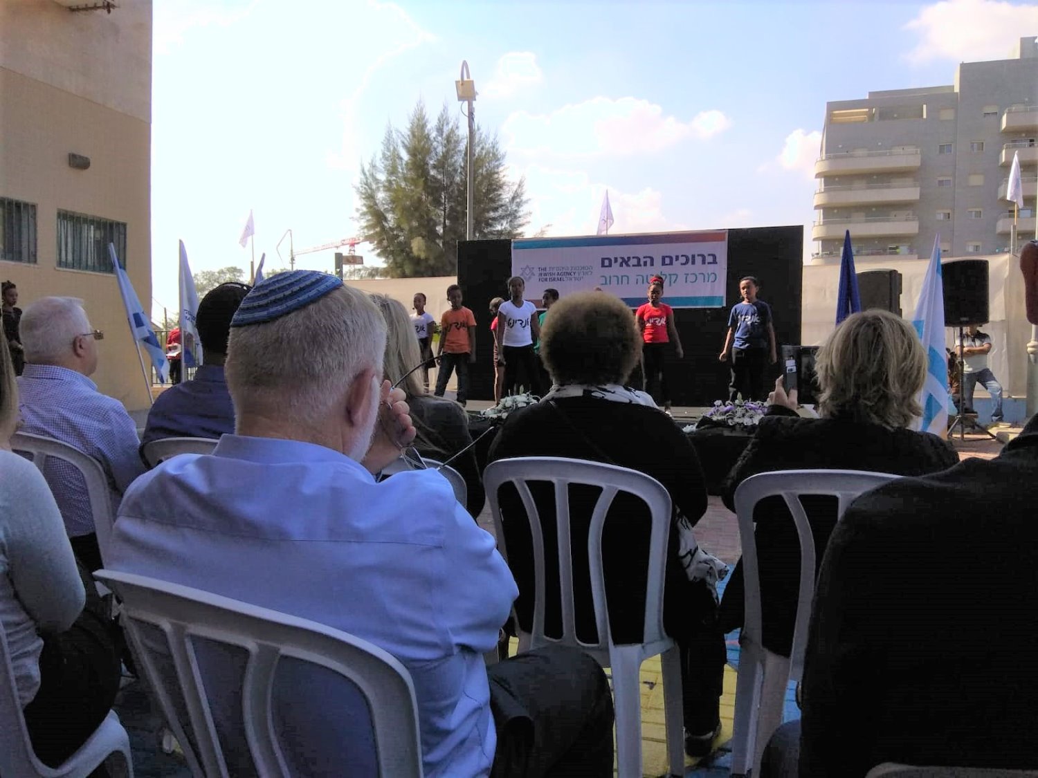 טקס חנוכת גינה חדשה. צילום באדיבות מערך הסברה קקל