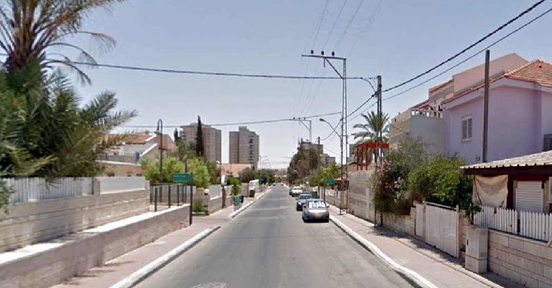 רחוב ראובן- צילום מסך גוגל מפות