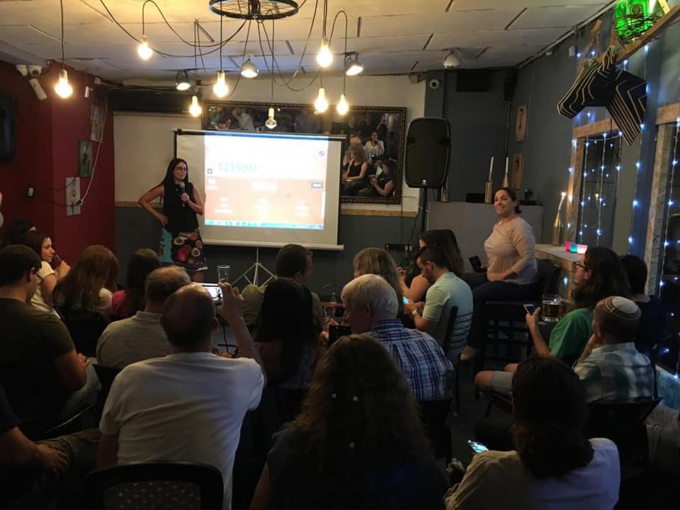 הרצאה על הבר - קרדיט צילום מכללת סמי שמעון