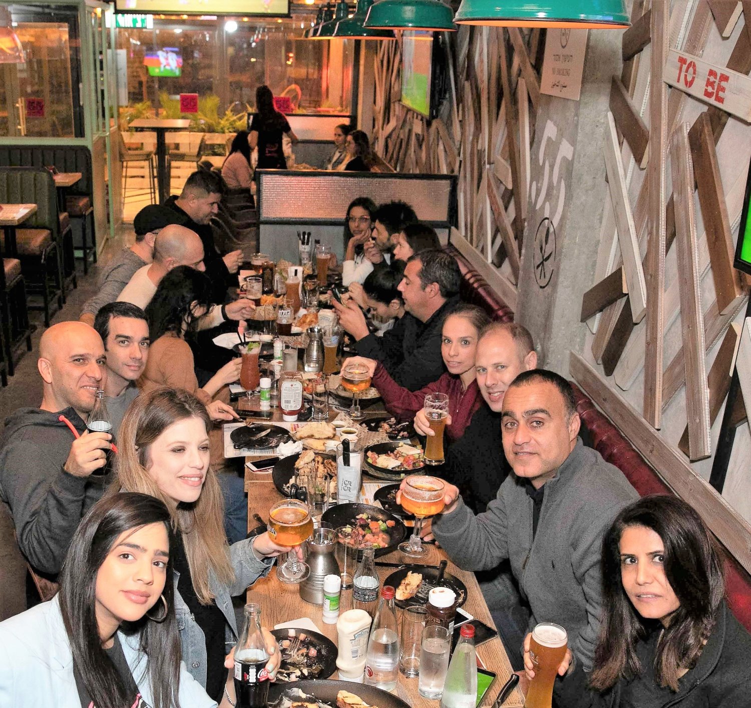 הנהלת הפועל בש בערב גיבוש - קרדיט דיאגו מיטלברג