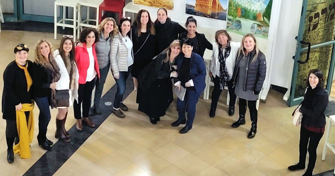 חברי משלחת המורים. צילום באדיבות הפדרציה היהודית מונטריאול