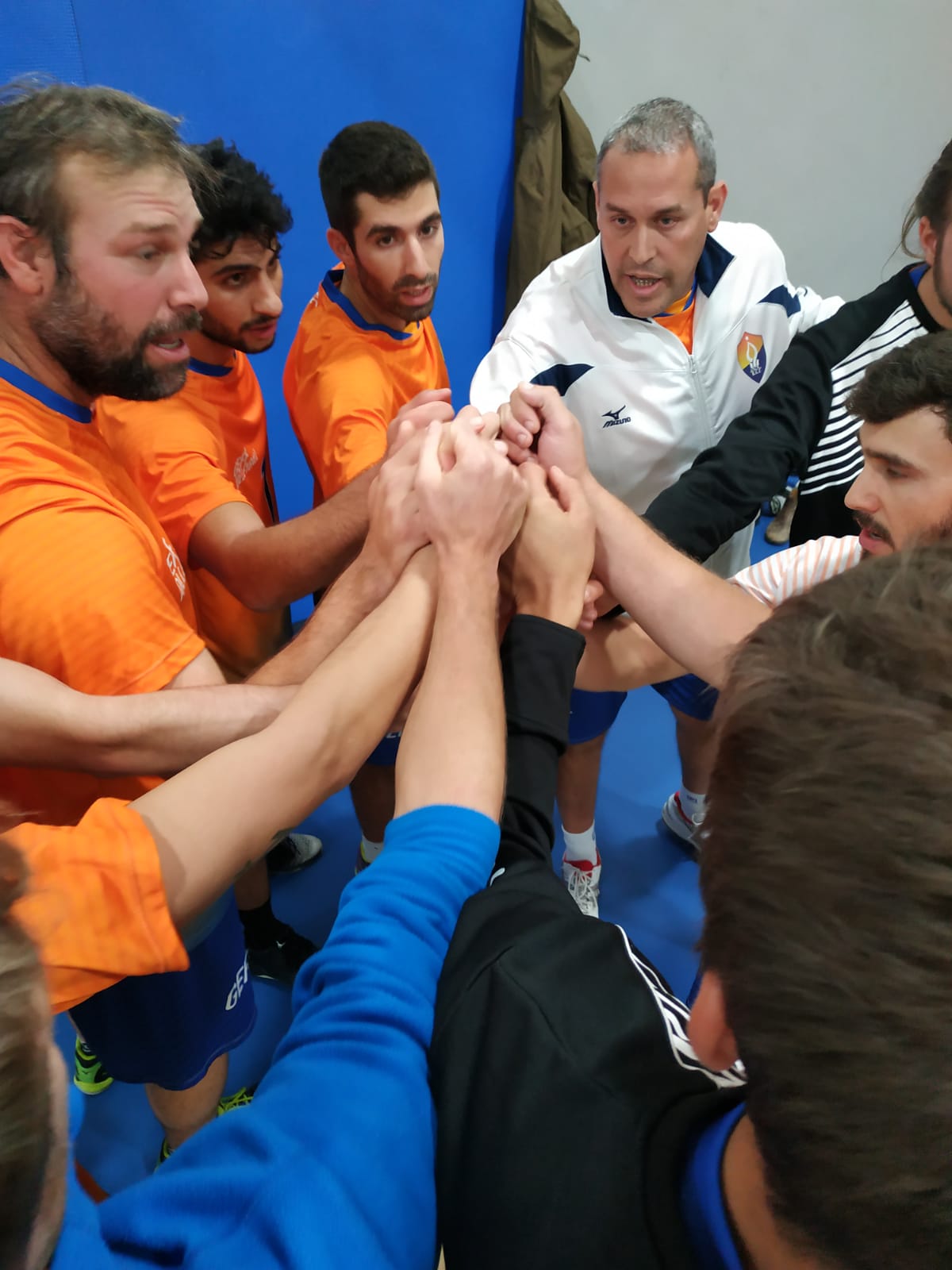 שחקני בן גוריון במשחק אמש. צילום: ויטלי