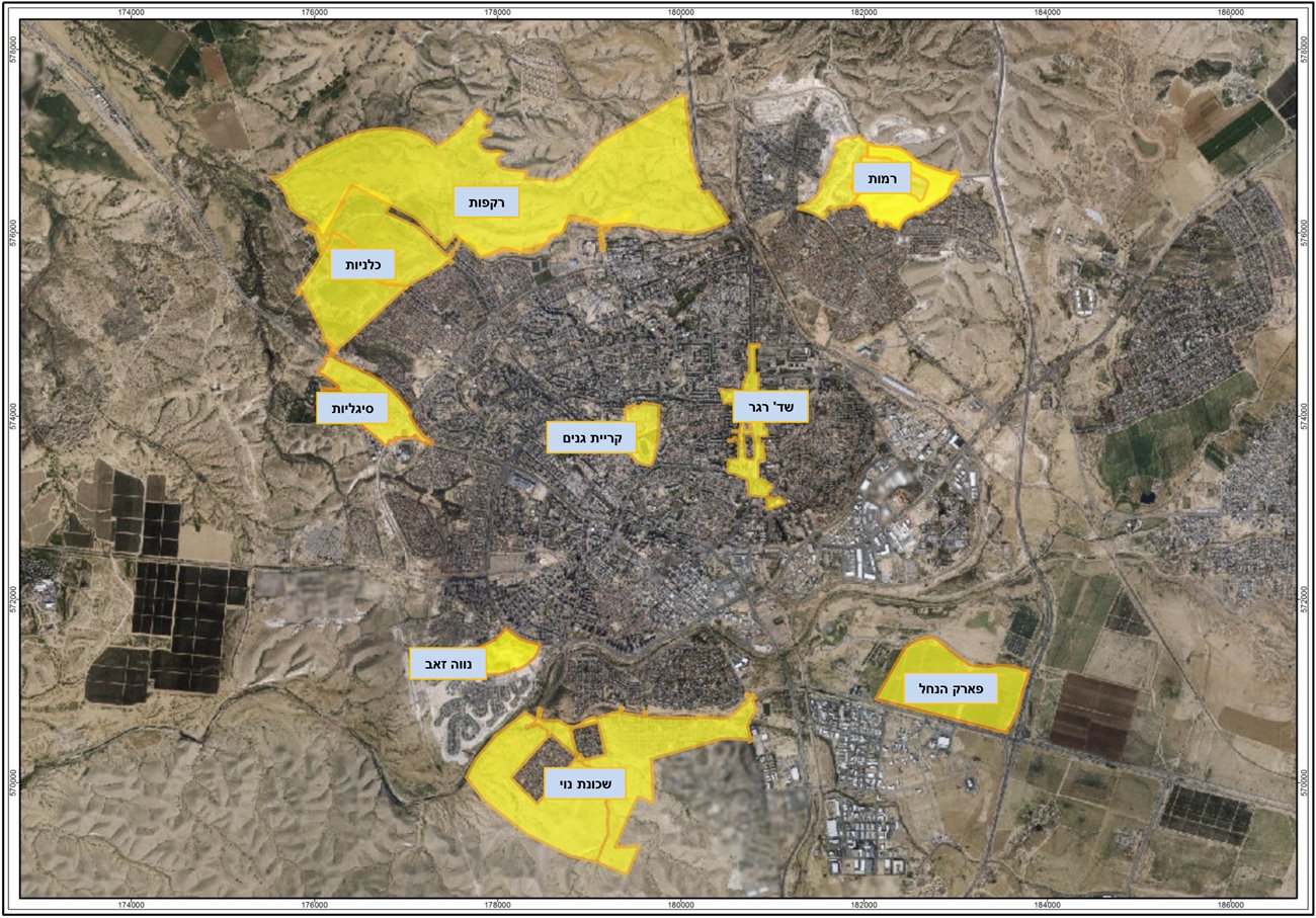 באר שבע בתנופת פיתוח אדירה. צילום עיריית באר שבע