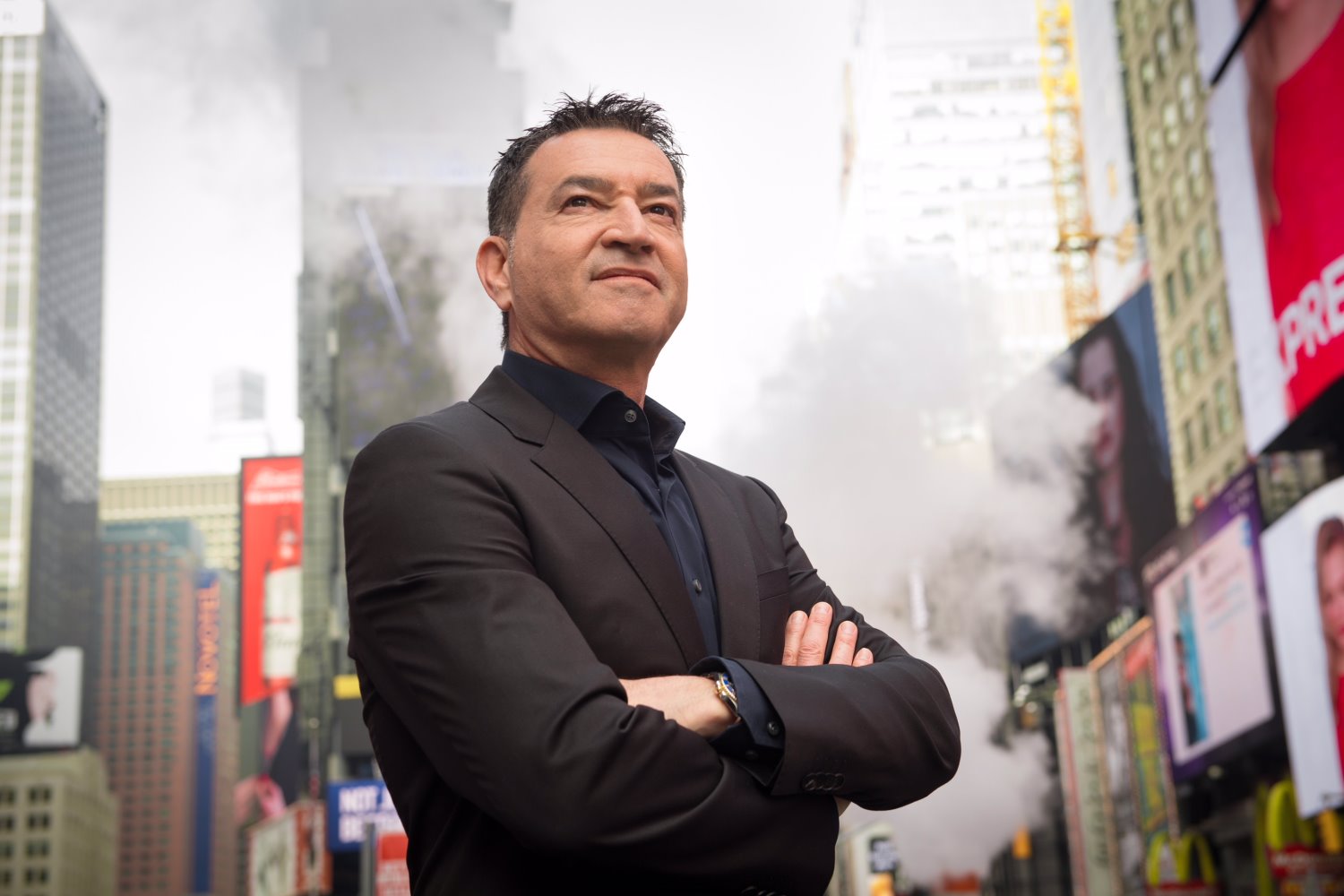 אלון אולמן במנהטן. צילום שחר עזרן