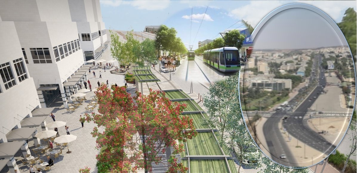 באר שבע יוצאת למירוץ נגד הזמן. צילום הדמיות עיריית באר שבע