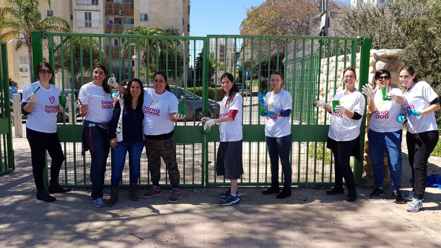 עובדי מחוז דרום בבית ספר נתיבי עם באר שבע