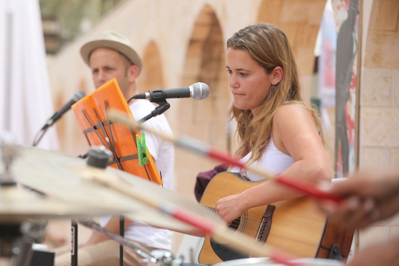 הופעות חיות ברחוב קק"ל. צילום: יחצ