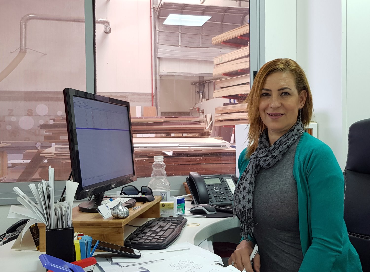 אליס פריאנטי - בנגרייה המשפחתית עם בעלה, ונהנית מכל רגע. צילום פרטי