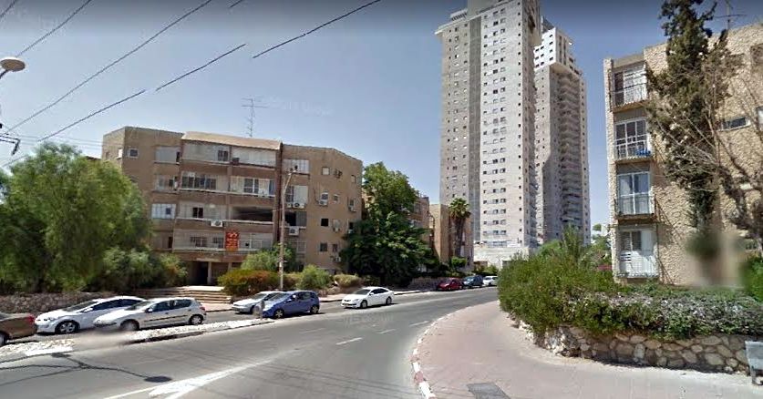  סוקולוב באר שבע. בניינים חדשים הוקמו ברחוב בשנים האחרונות. צילום גוגל מפות