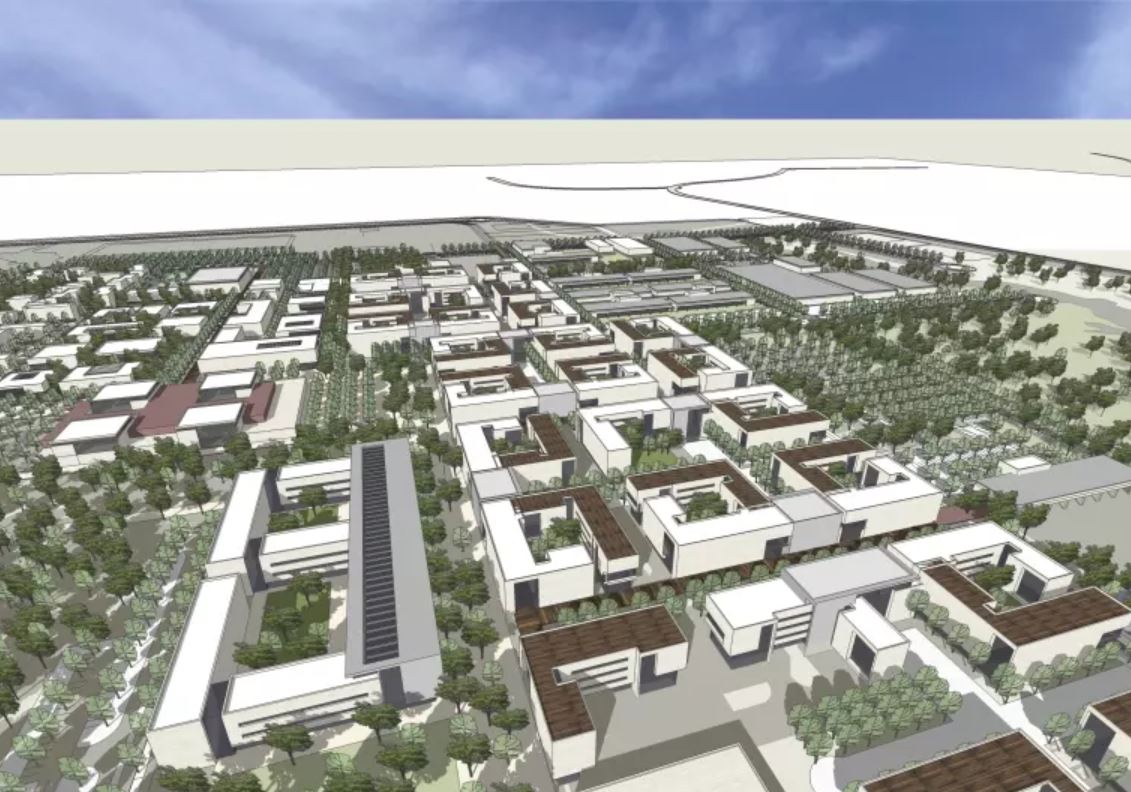 הדמייה של קריית המודיעין של צה"ל.