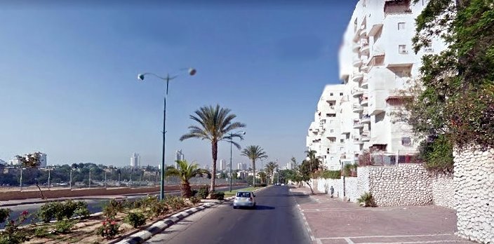 רחוב בפוטנציאל התחדשות. יהודה הלוי. צילום: גוגל מפות