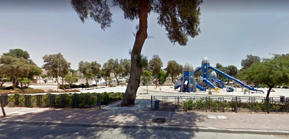 פארק שני אליהו בשכונה ד'. צילום: גוגל מפות