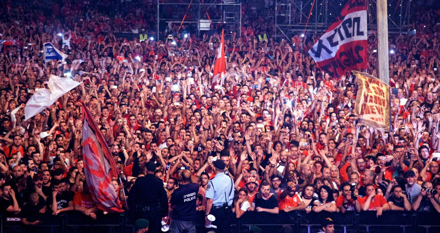 חגיגות האליפות. צילום ארכיון: כרמל קיסרי