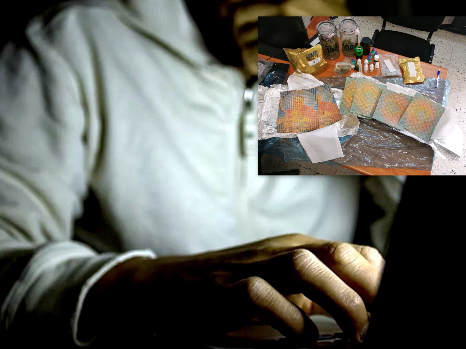 ייבא לארץ סמים קשים ומכר לחבריו. אך לא יכנס לכלא. צילום: דוברות המשטרה. Shuttertock