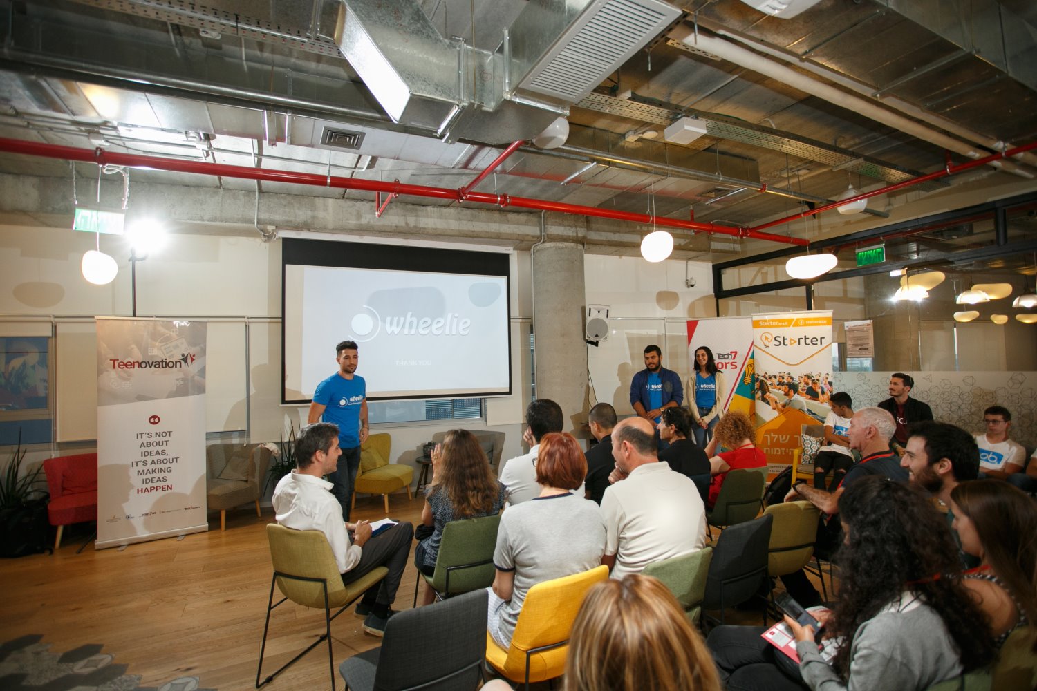 הובילו ביחד עם ליאון דוד את הנוער והסטודנטים ביצירת הסטארטאפ מהצעד הראשון. צילום: נתי כהן. מליצ'י צילום 