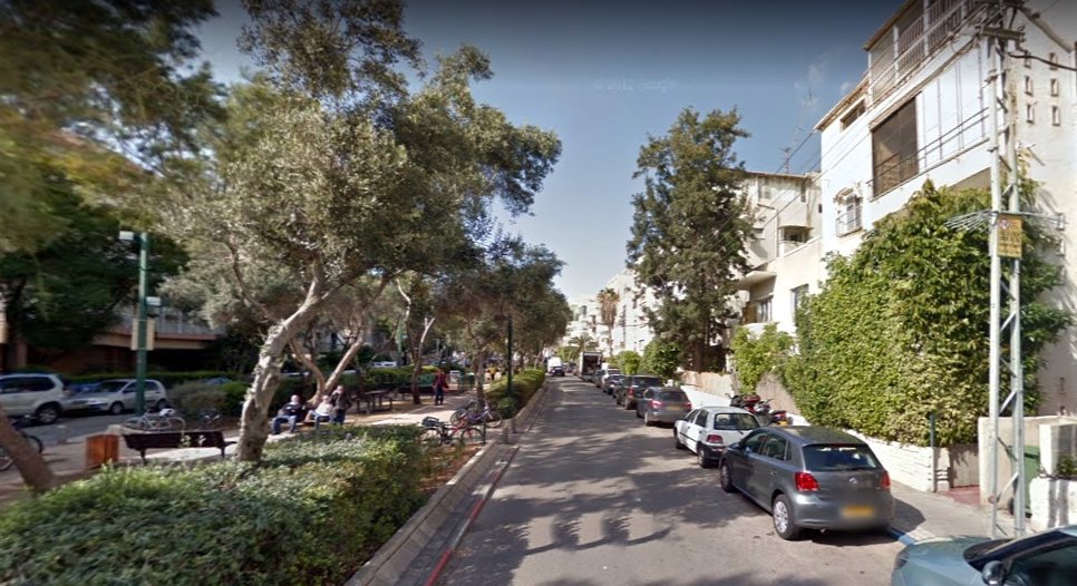 שדרות בן גוריון בתל אביב. כאן יקר פי ארבעה מבאר שבע. צילום: גוגל מפות