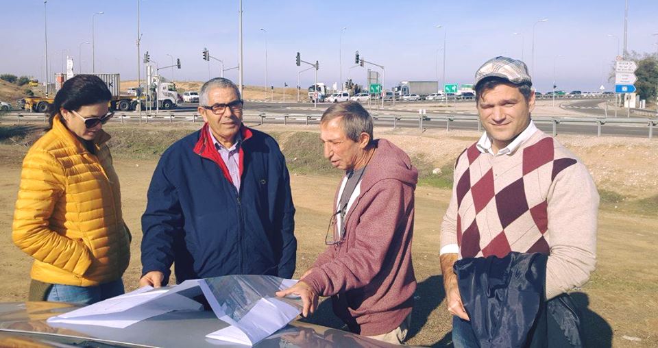 בדרך למחלף בלהבים. צילום מתוך פייסבוק מועצת להבים