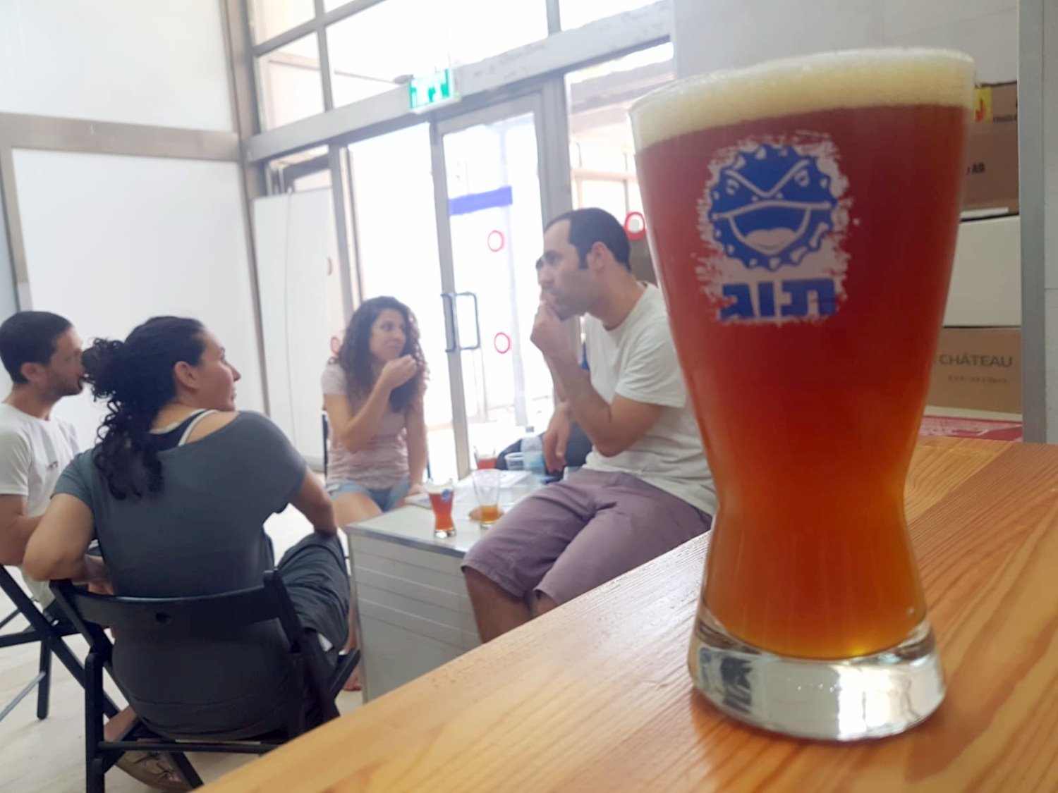 בירה ביום קיץ חם. צילום: פרטי