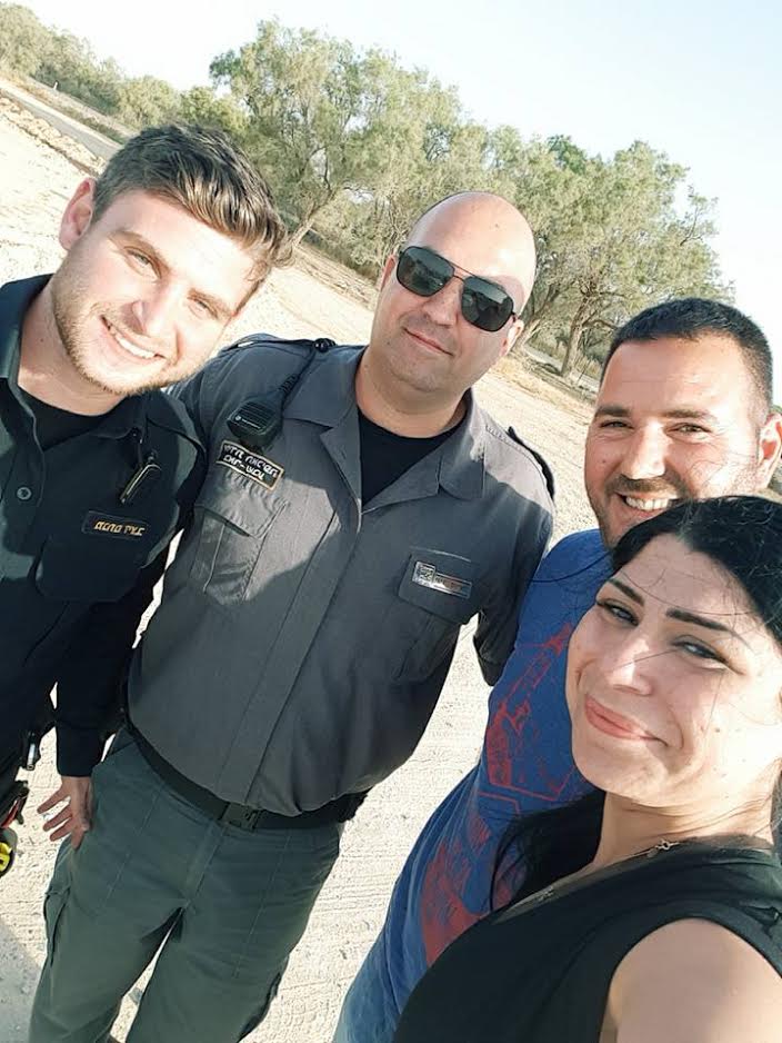 יניב, מנחם והזוג זנה. צילום פרטי