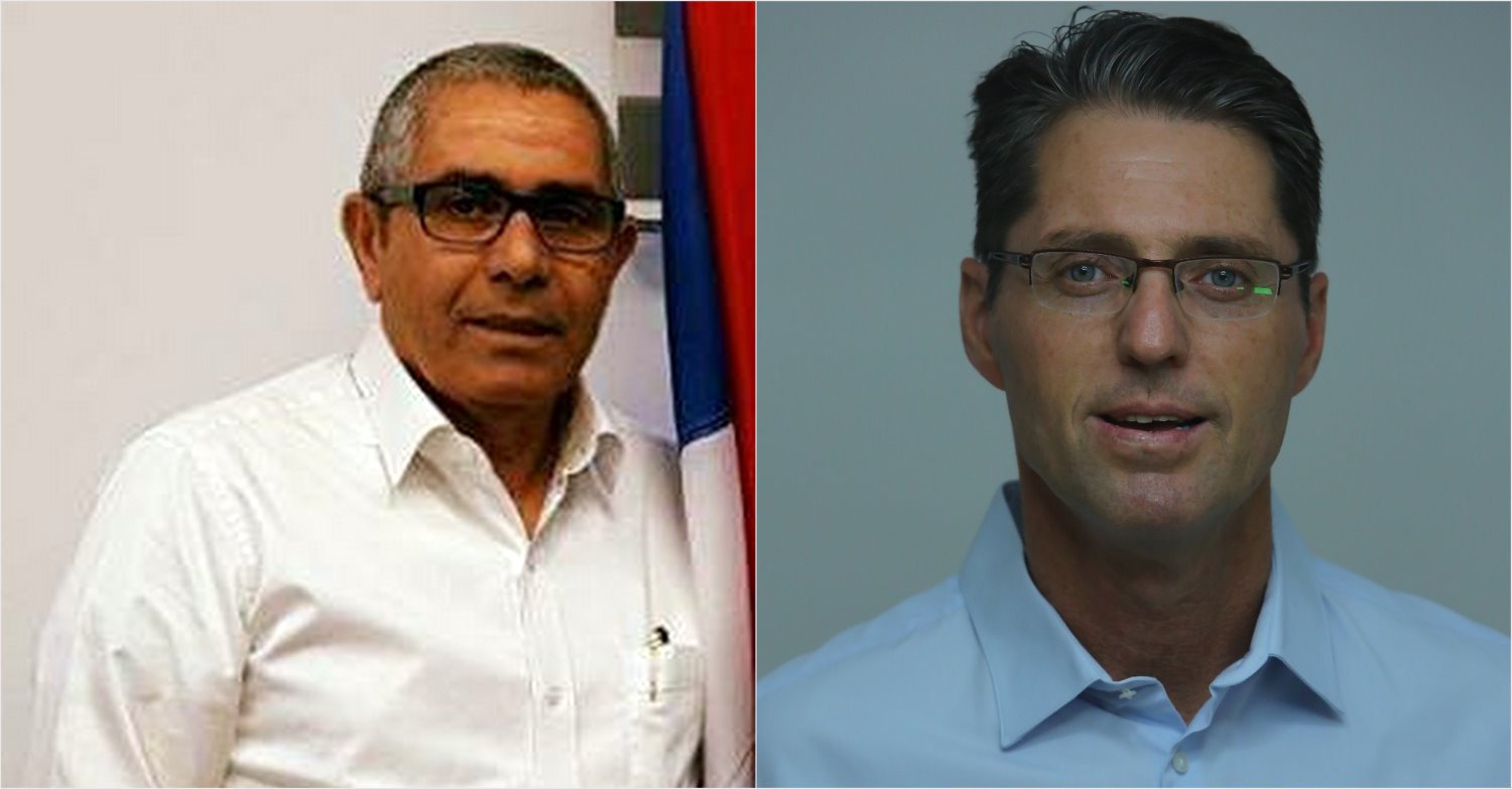 אלי לוי ויוסי ניסן. יריבות פוליטית ארוכת שנים. צילום: יח"צ, פייסבוק