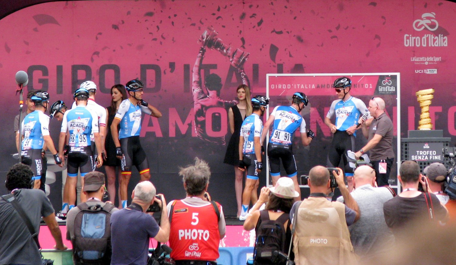 הנבחרת הישראלית מוצגת בבאר שבע. צילום: נועה גבאי