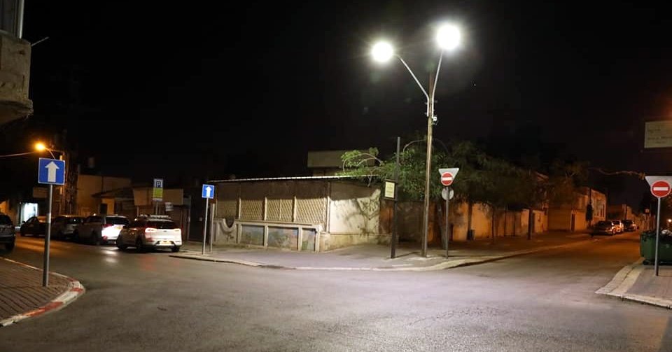 חשוך בעיר העתיקה. צילום באדיבות עיריית באר שבע