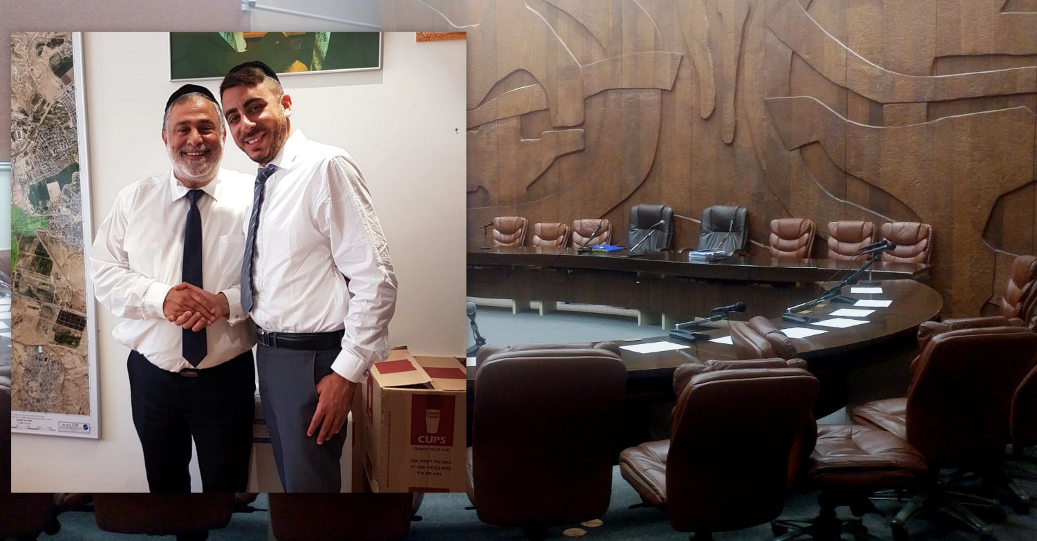 ש"ס תנסה להגדיל את כוחה במועצה. בתמונה: יעקב אוחיון (מימין) ועופר כרדי - ש"ס (משמאל) 