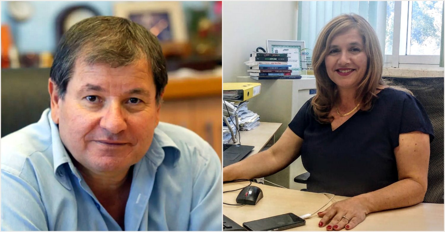 סימה כחלון מול פיני בדש. צילום: שרון טל; יח"צ