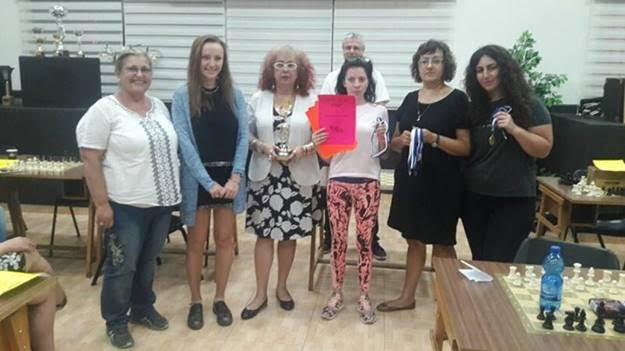 קבוצת מועדון השחמט באר שבע - אלופת המדינה. צילום: יחצ