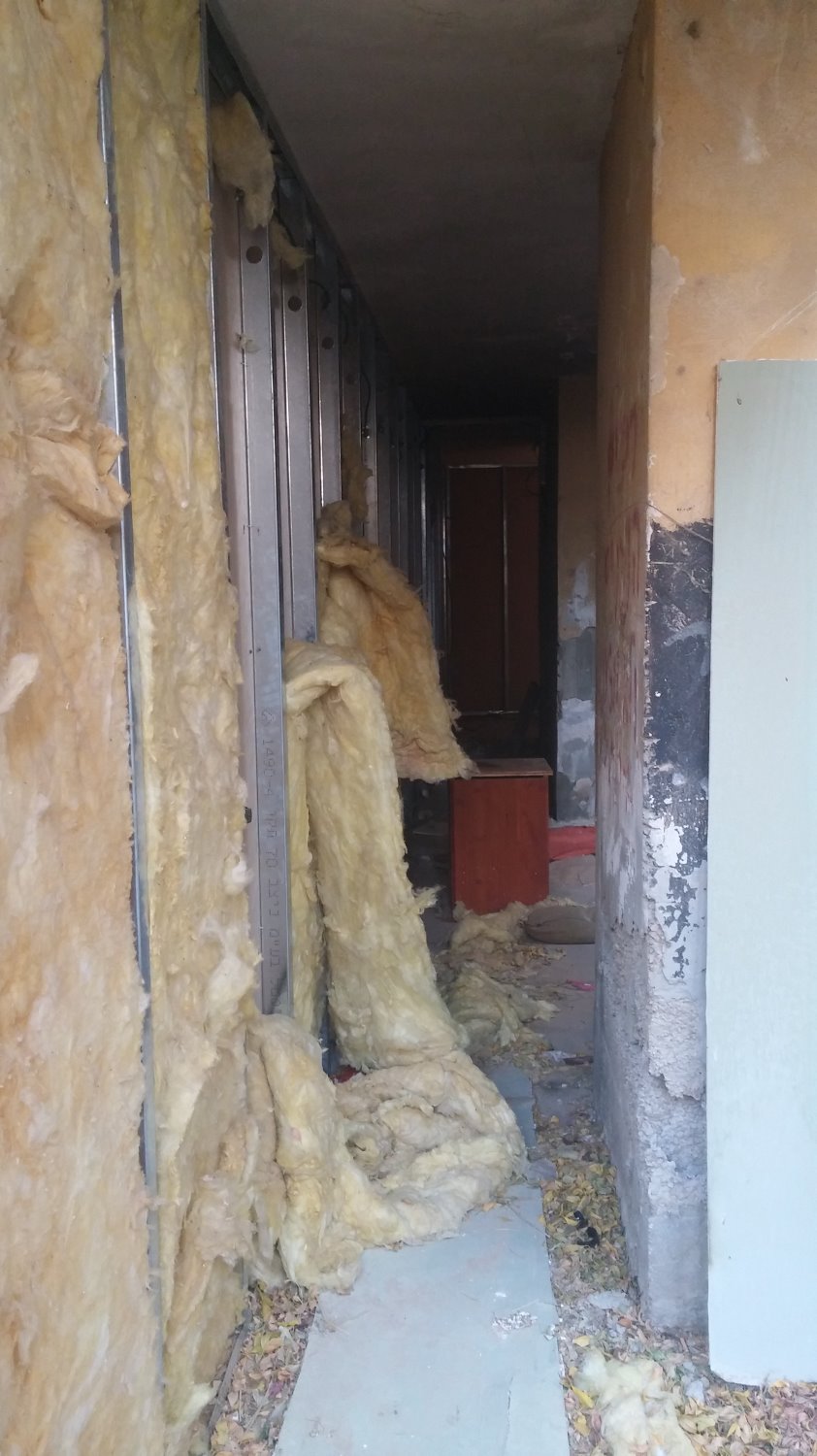 הבנייה חסמה את כל הגישה מאחורה. צילום: פרטי