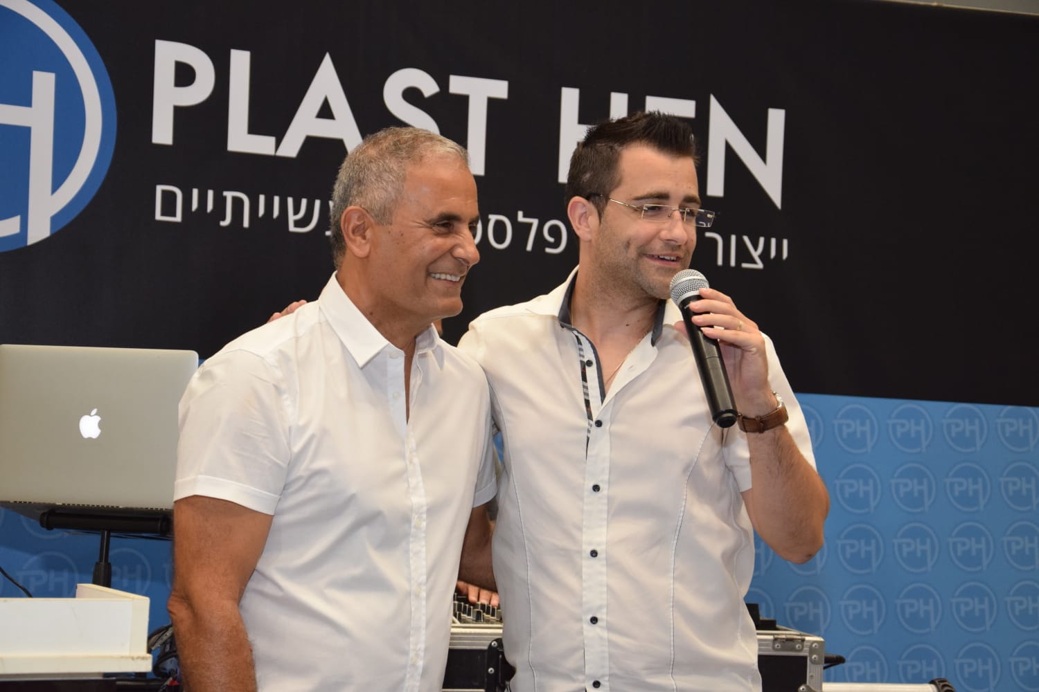 אביב חצבני וניסים אמר  - צילום באדיבות מפעל פלסט-חן