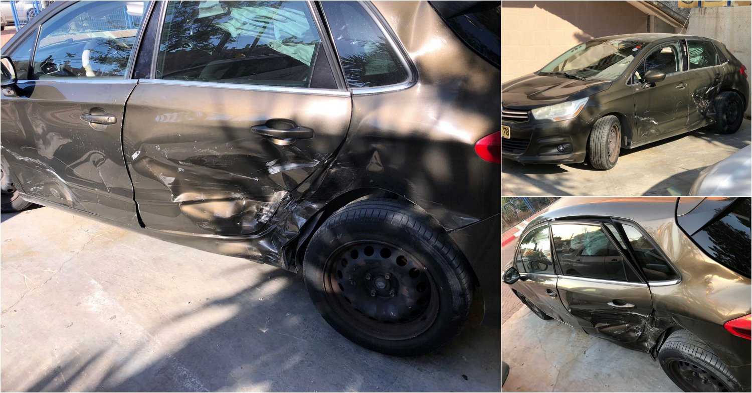 "לאבא שלי יש ביטוח צד ג', עכשיו אין מי שישלם" . צילום: פרטי