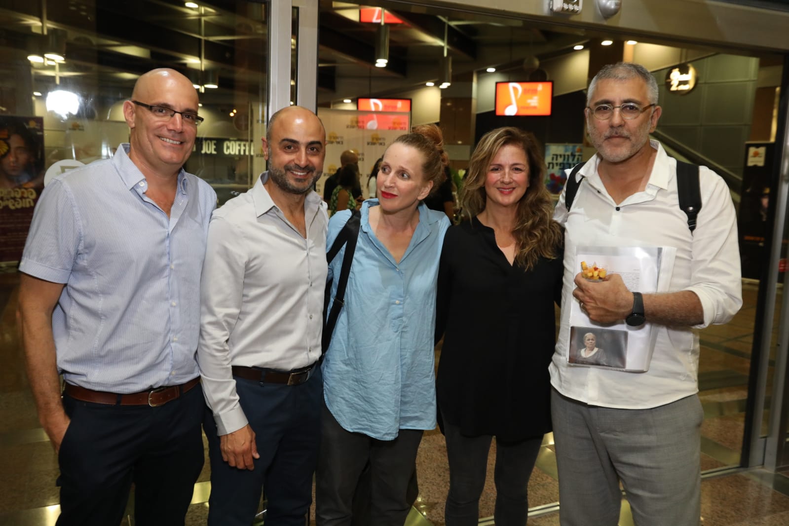 רפי ניב, ליליאן ברטו, שירי גולן, אורן אהרוני ואייל שיינר - קרדיט דיאגו מיטלברג