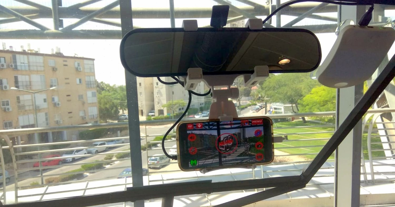 המערכת לתיעוד הנסיעה על ההתקן. צילום: יחצ