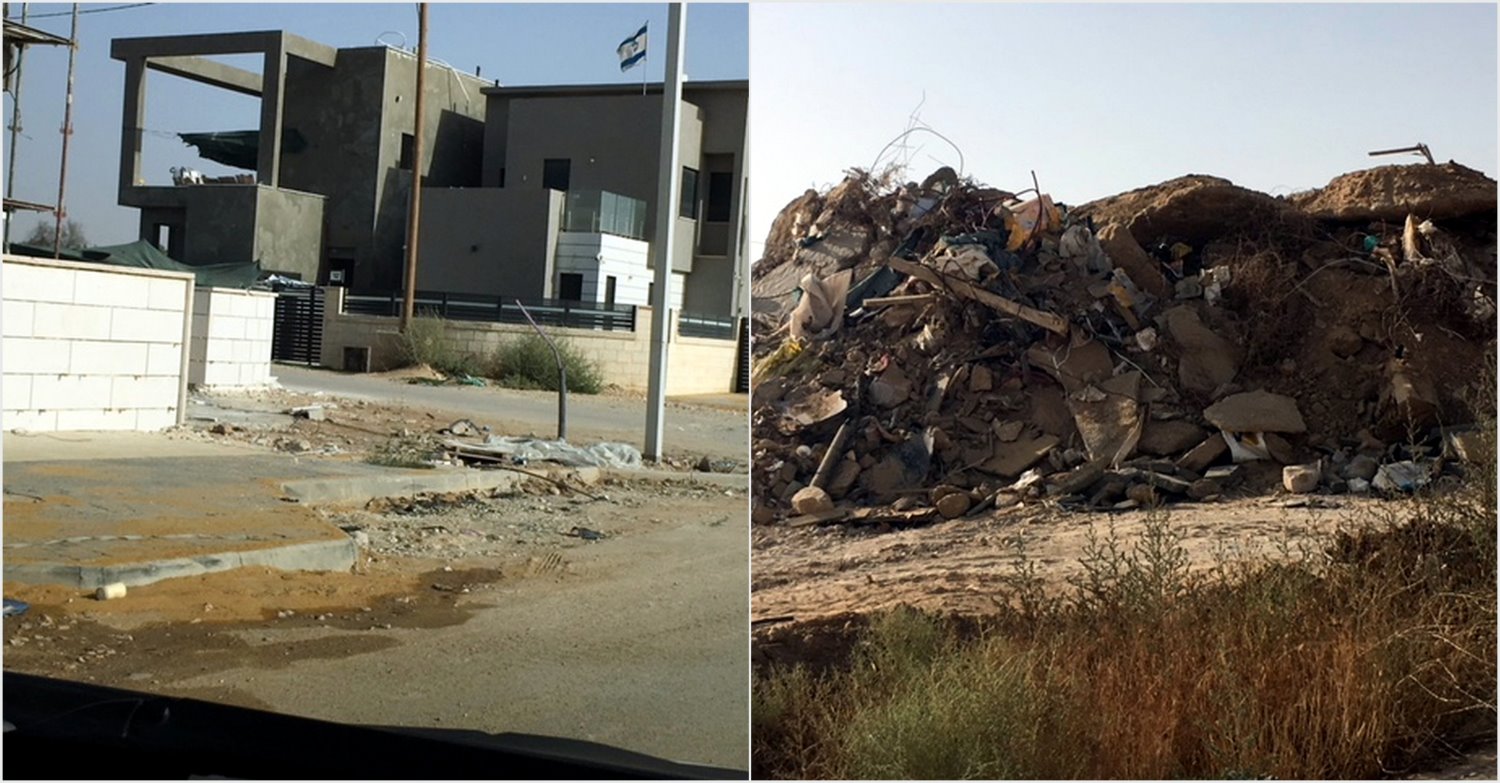 כך נאלצו תושבי השכונה לחיות בשנתיים האחרונות. צילום: פרטי